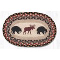 H2H 10 x 15 in. Bear & Moose Printed Oval Swatch H22548608